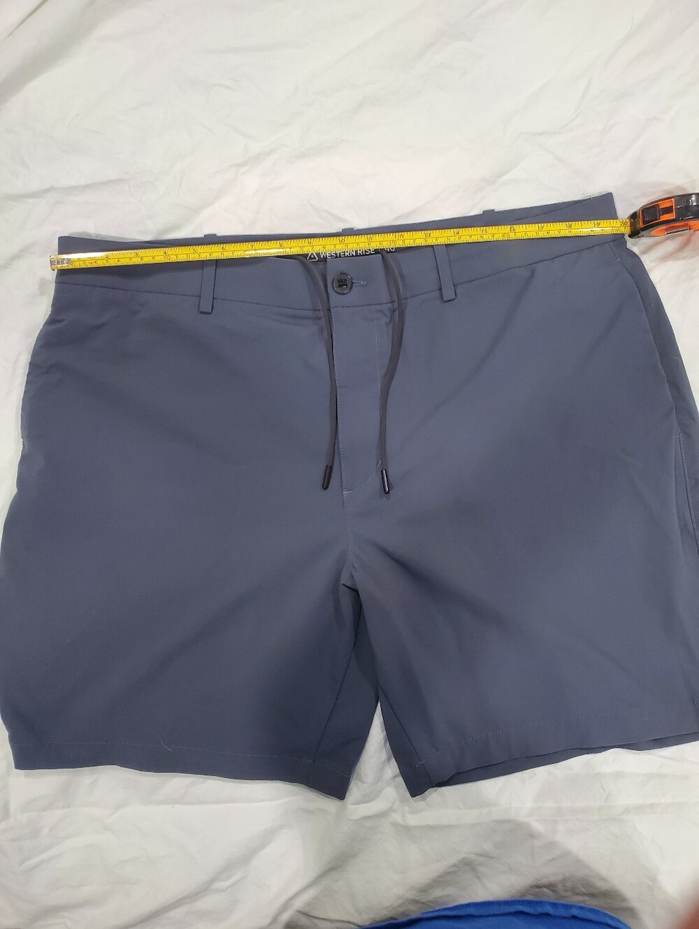 Western Rise Evolution Shorts Slate Blue Gray Tech Performance Men's Size 40 - Picture 5 of 7